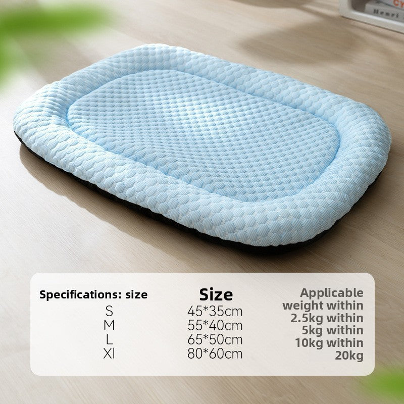 Big-Eyed Monster Cooling Pet Bed Mat
