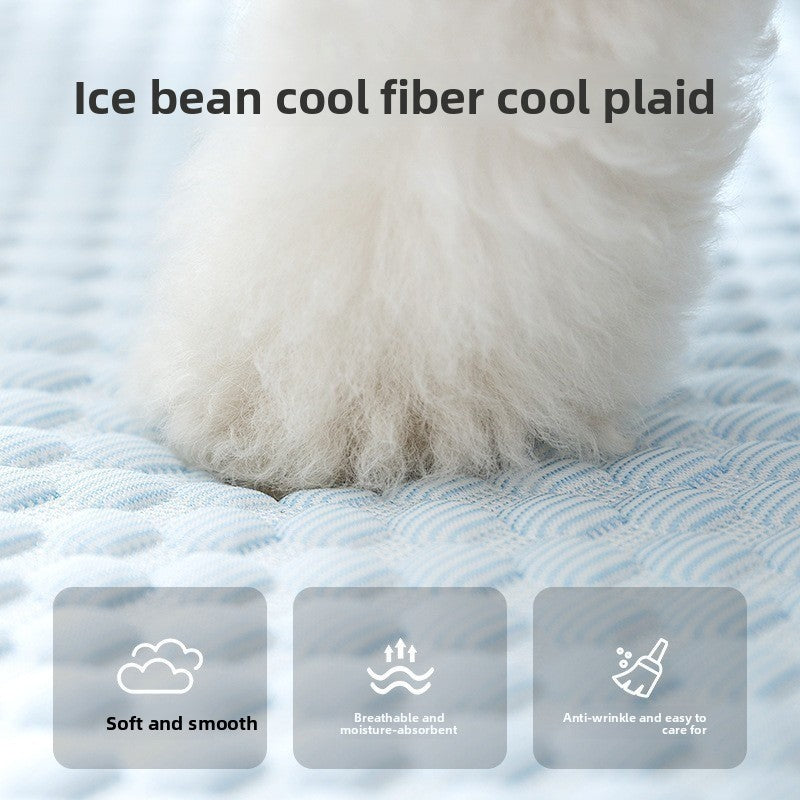 Big-Eyed Monster Cooling Pet Bed Mat