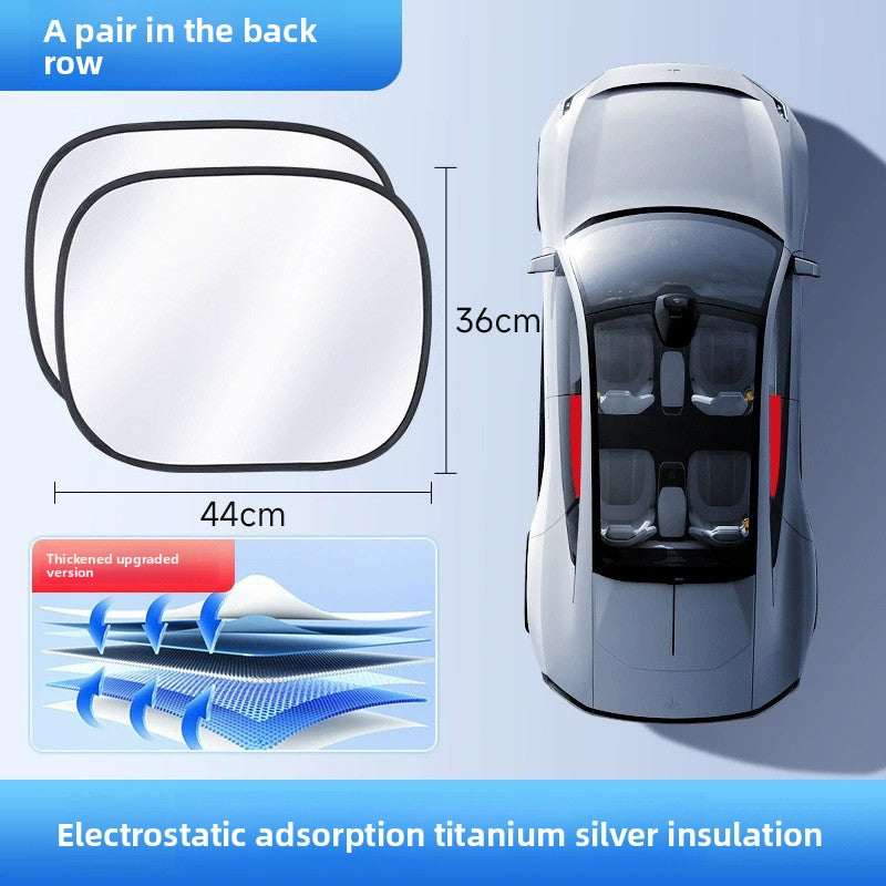 Car Window Static Cling Sun Shade