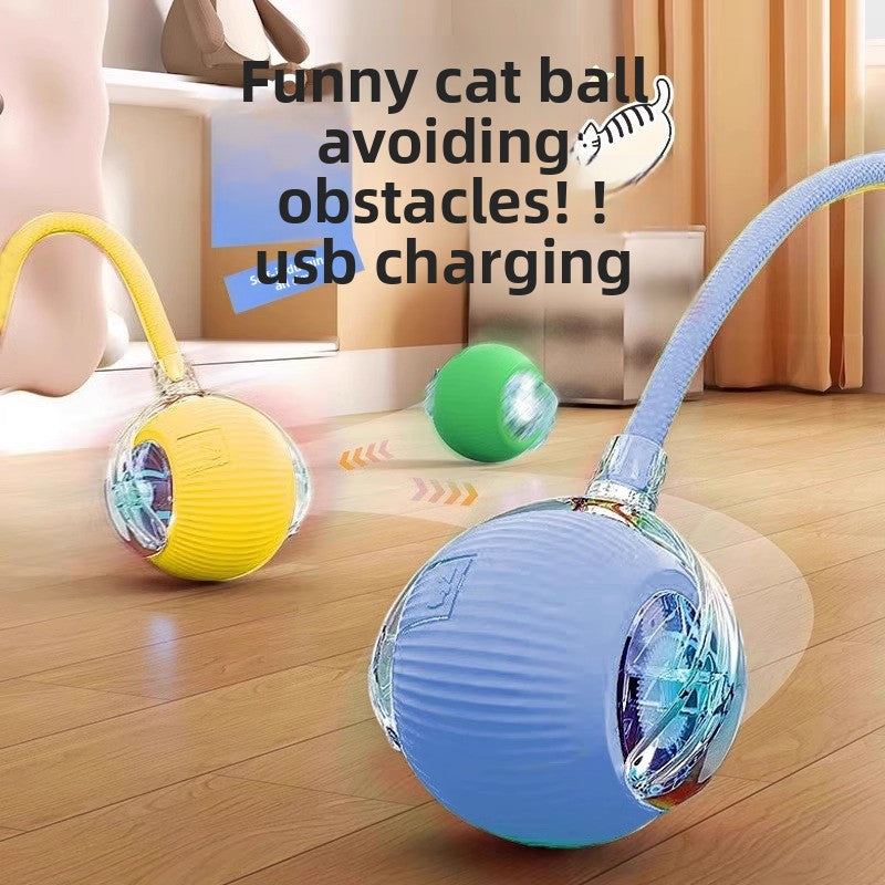 Automatic Interactive Pet Toy Ball