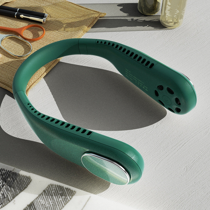 Portable USB Neck Fan with Type-C Charging