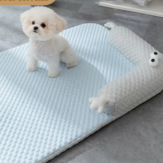 Big-Eyed Monster Cooling Pet Bed Mat